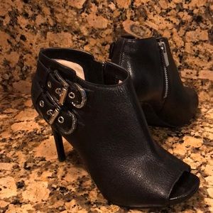 Michael Kors peep toe ankle boots